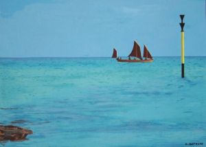 Voir cette oeuvre de Delphine Bothuan: Vue de Sainte-Marine