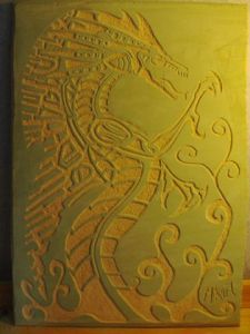 Sculpture de mikael turpin: Dragon