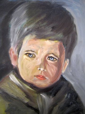 Enfant - Peinture - Iuliana Mitrea 