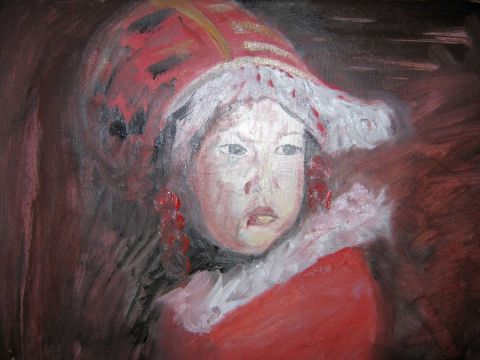 Petit Eskimo - Peinture - Iuliana Mitrea 