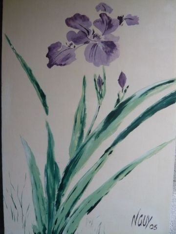 L'artiste gilbert nguyen thanh - iris
