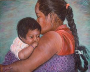 Voir le détail de cette oeuvre: L'amour d'une mère