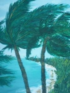 Peinture de yveline: tempête tropicale
