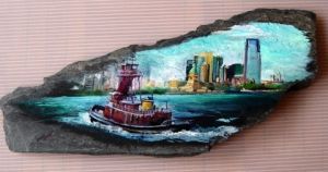 Voir cette oeuvre de diaro: Tugboat à New York
