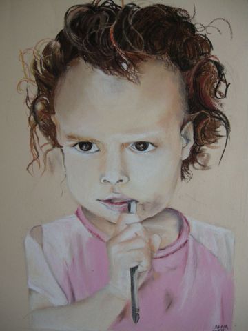 L'artiste anna matt - portrait enfant