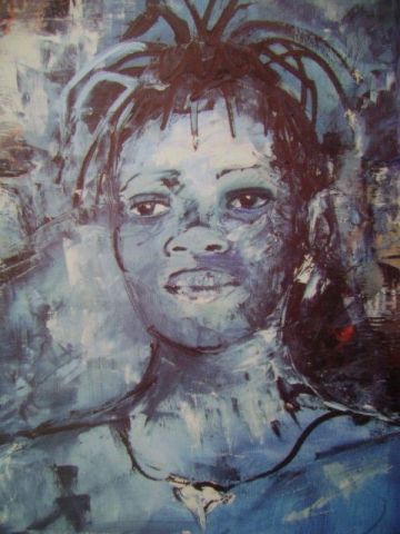 L'artiste anna matt - BLEU AFRIQUE