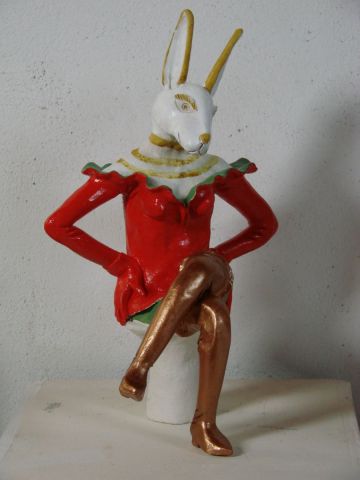 Lapine à zuly - Sculpture - Guillaume Chaye