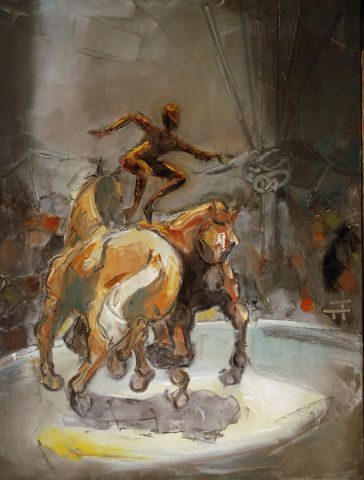 Le danseur - Peinture - Thierry Faure Le danseur - Peinture - Thierry Faure