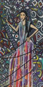 Peinture de ANTOINE MELLADO: la gitane