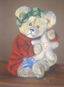 Voir le détail de cette oeuvre: Teddy l'ourson by Nancy Lazzaroni