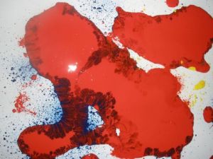 Peinture de ALLEXA: monde iréel,gai, tout en couleur