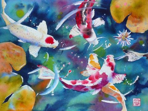 Valse - Peinture - Andre Mehu Valse - Peinture - Andre Mehu