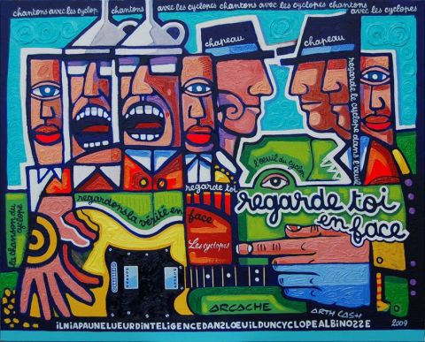 L'OEIL DU CYCLOPE - Peinture - vincent Arcache L'OEIL DU CYCLOPE - Peinture - vincent Arcache