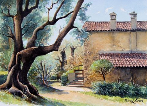 Maison de Renoir à Cagnes sur Mer (06) - Peinture - Marcel BOOS