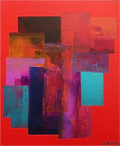 COMPOSITION ACT 4 - Peinture - LEPRIN COMPOSITION ACT 4 - Peinture - LEPRIN