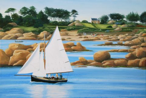 L'artiste Catherine MADELINE - VOILES BLANCHES