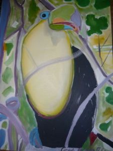 Voir cette oeuvre de sophie de Grangeneuve: Toucan de carene