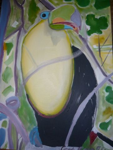 Toucan de carene - Peinture - sophie de Grangeneuve