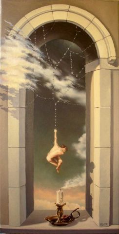 Arraignee du soir - espoir - Peinture - Gyuri Lohmuller Arraignee du soir - espoir - Peinture - Gyuri Lohmuller