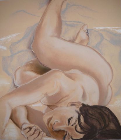 L'artiste Christine PETITPAS - Nue endormie