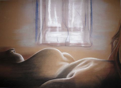 Nue verso - Dessin - Christine PETITPAS Nue verso - Dessin - Christine PETITPAS