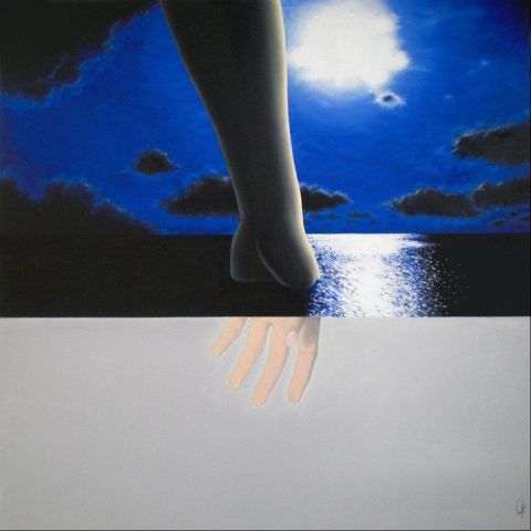 Mer de nuit - Peinture - Ivan Kolodziej