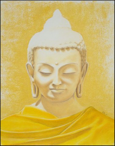 Buddha - Peinture - Fab