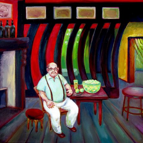 L'artiste LAUCHLAN - M.Gilbert á Tourmaline, Honfleur L'artiste LAUCHLAN - M.Gilbert á Tourmaline, Honfleur