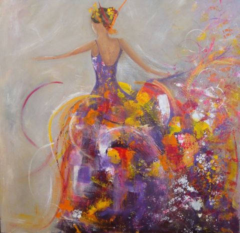 Danse la vie 2 - Peinture - VERONIKA L Danse la vie 2 - Peinture - VERONIKA L