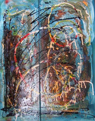 le fil de la vie - Peinture - tulipe le fil de la vie - Peinture - tulipe