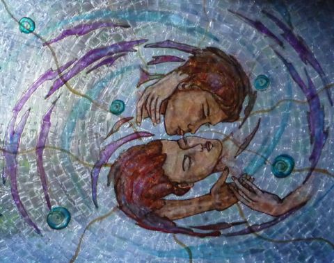 La naissance de la galaxie - Peinture - Marisha La naissance de la galaxie - Peinture - Marisha