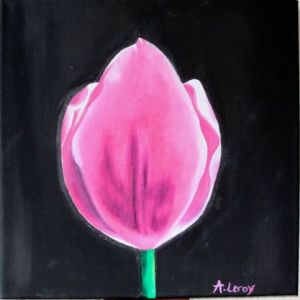 Voir le détail de cette oeuvre: tulipe rose