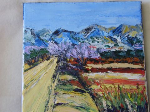 L'artiste MARIE-THERESE VION - un chemin dans les Alpilles