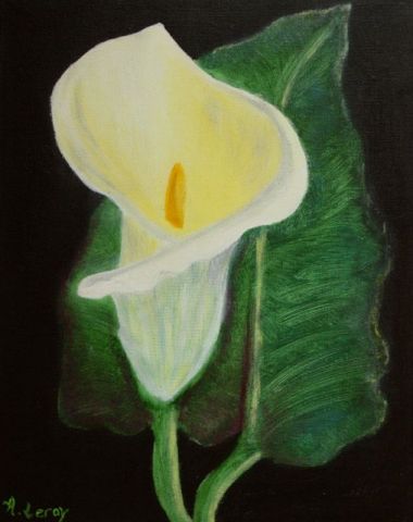 arum - Peinture - AURORE FOLLAIN arum - Peinture - AURORE FOLLAIN