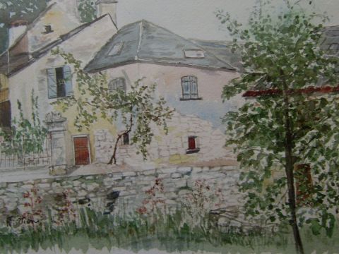 Dans le Lot - Peinture - MARIE-THERESE VION Dans le Lot - Peinture - MARIE-THERESE VION