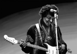 Art_numerique de Filoo: Jimy Hendrix