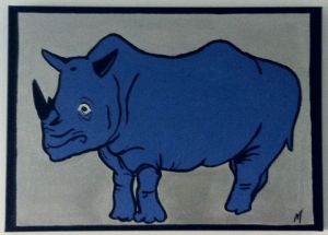 Voir cette oeuvre de Caroline CAVAGNA: Rhinocéros