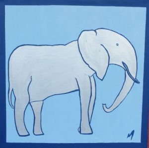 Voir cette oeuvre de Caroline CAVAGNA: Eléphant