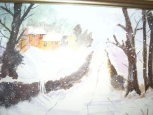 Voir le détail de cette oeuvre: matin sous la neige