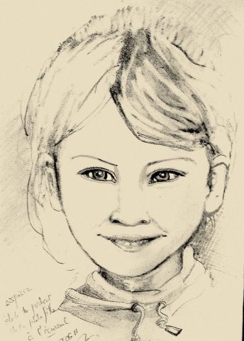L'artiste Momaur - portrait d'enfant