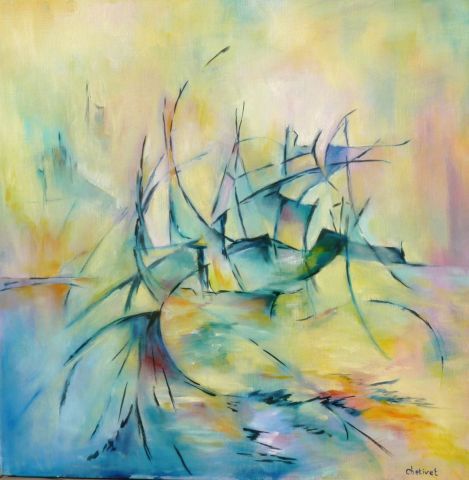 Peinture : Voiliers - janine chetivet Peinture : Voiliers - janine chetivet