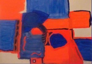 L'artiste Laurent LAMBOT - Orange Bleu