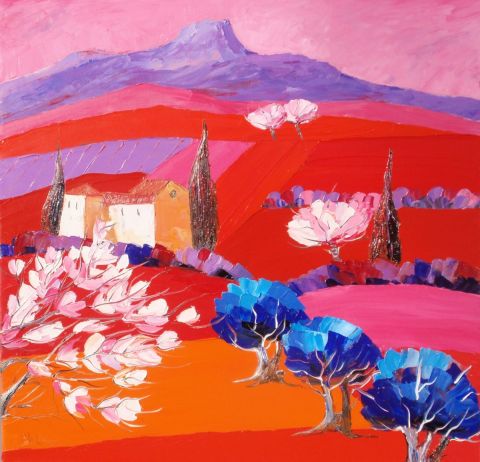 Avril en Provence - Peinture - Julie PIOCH
