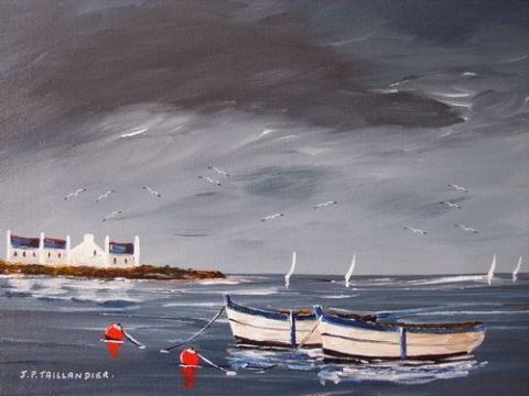 EN BRETAGNE - Peinture - J-PAUL TAILLANDIER EN BRETAGNE - Peinture - J-PAUL TAILLANDIER