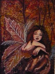 Peinture de Marisha: La fée d'automne