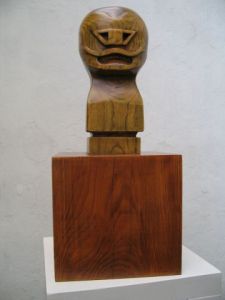 Sculpture de Ghu: Figure guerrière