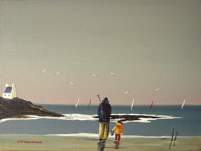 OCTOBRE SUR LA PLAGE - Peinture - J-PAUL TAILLANDIER OCTOBRE SUR LA PLAGE - Peinture - J-PAUL TAILLANDIER