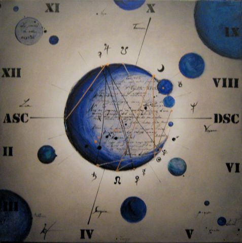 Les pouvoirs de notre destinée - Peinture - virginie Cardinael Les pouvoirs de notre destinée - Peinture - virginie Cardinael