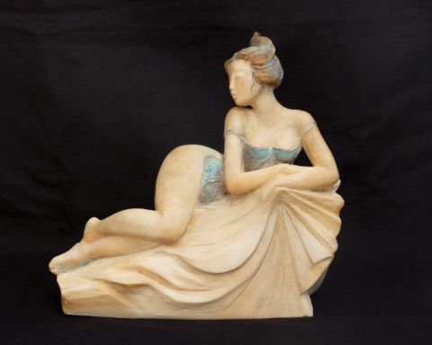 La courtisane - Sculpture - Florence MARTINI