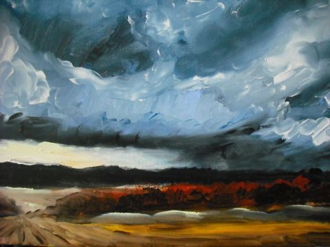 Orage - Peinture - Genevieve desthuilliers Orage - Peinture - Genevieve desthuilliers